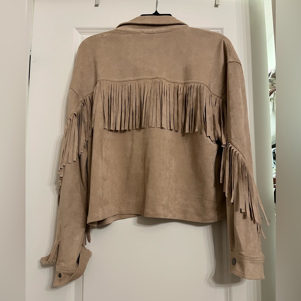 NWT Fringe Jacket